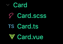 Create Vue/TypeScript Component Folder